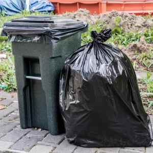 60 Gallon Heavy Duty Garbage Bag for Commercial Trash Can Liner