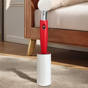 60 Sheet Sticky Paper Lint Remover Per Refill Reusable Plastic Handle Dust Home Clothes Pet Hair Lint Rollers