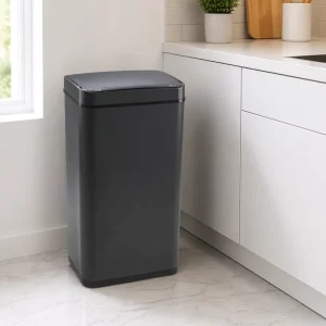 60L Europe Electronic Dustbin Waste Bin Trash Can Garbage Bins Trashcans Anti finger Print Galvanized Steel