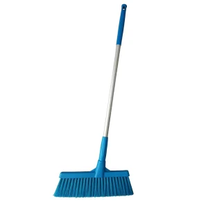 61020513 Food Grade Cleaning Tool Plastic Broom Head with PP Handle and Dustpan for Food Plant Use