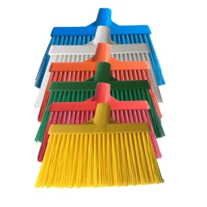 61020523 Everyday Hard Bristle Broom Tool with Plastic Head Dustpan for Floor Surface Cleaning for Food Factory Cold Storage