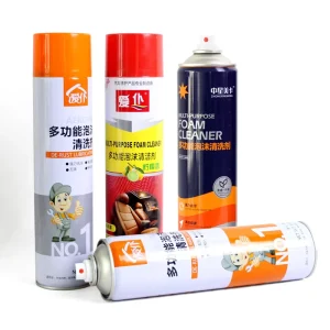 650ml OEM ODM Logo Car Cleaning Products Deodorizer Helmet Car Interior Shoe Foam Cleaner Spray Multi purpose
