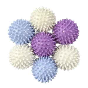 6cm Environmentally Friendly Reusable Silicone Laundry Dryer Balls PVC Dryer Cleaning Discs for Washing Machine Eco Friendly