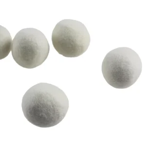 6pcs Reusable 3-Inch Wool Dryer Balls Effective Laundry Ball & Discs