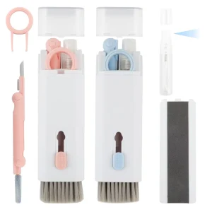 7 in 1 Electronic Cleaner Kit 2 Pack Multi Function Soft Brush Cleaning Tools Kit for Cell Phone PC Lapto