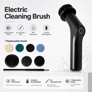 7 in 1 Home Multi function Electric Manual Eco Friendly Cleaner Brush for Household Outdoor Bathroom Kitchen
