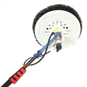 7.5m Fed Window Cleaning Pole With Aluminium Telescopic Pole With Lock Water Brush