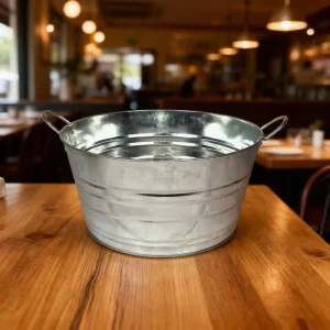 7.9 Gallon Round Wine Bottle Ice Bucket Beer Bucket for Holiday Parties