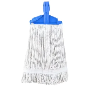 7A Antibacterial BSCI GRS Cotton Mop Head Wet Mop Refill with Plastic Clip
