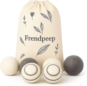 7cm Natural Eco Friendly Organic Reusable XL 100% New Zealand Wool Dryer Balls for Washing Machine Smell Removal