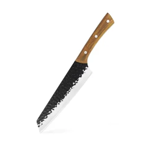 8-Inch 5Cr15MoV Kiritsuke Kitchen Knife with Wooden Handle