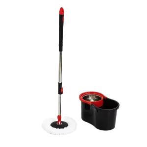 8 Shape PP Mop Head Stainless Steel Rod Microfiber Mop Head Rotating Dehydration Rotating Mop