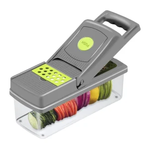 8-in-1 Multifunctional Vegetable Cutter with Watermelon and Potato Slicers, Carrot Grater, Plastic PP