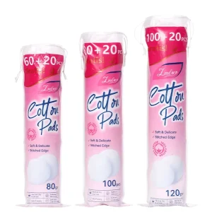 80 100 120Pcs Spunlace Cotton Pads Plain Weave Makeup Remover Wet Compress Multi use Lint Free Pure Cotton Pads V04 V06