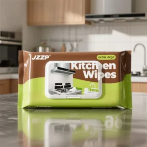 80 Pcs Disposable Non Woven Kitchen Cleaning Wipes Multi Purpose OEM Service Eco Friendly Extra Soft ISO9001 Certified Custom