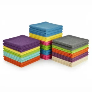 80% Polyester 20% Polyamide Microfiber Kitchen Towel 400gsm Quick Dry Water Absorbent Cloths House Car Cleaning Dish Towel