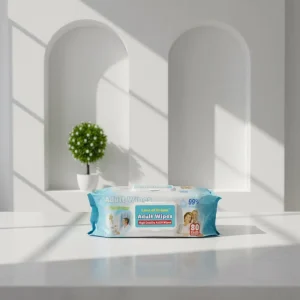 80PCS Household Wet Wipes Nonwoven Disposable for Hand Body Surface Clean