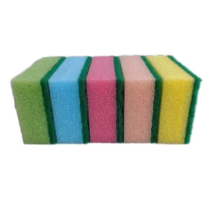 9*6*3 Colorful Scouring Pad for Dishwashing High Density Sponge for Household Cleaning 10pcs bag