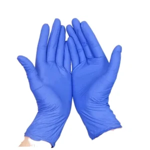9 Inch Blue Disposable Nitrile Gloves Comfortable Waterproof Medium Food Grade Safety for Industrial Household Cleaning Kitchen