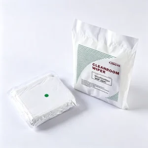 9 Inch Microfiber Eco Friendly Class 100 Low Dust Content Cleanroom Wiper No Residue Optical Equipment Cleaning Cloth