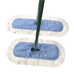 90*17cm Microfiber Cleanroom Mop Head Stainless Steel Anti Static Dust Free Mop ESD Mop