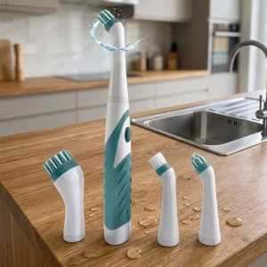 9000RPM 15000RPM Motor Speed Lightweight Low Sound Level Quiet Design Cordless Electric Scrubber Cleaning Brush
