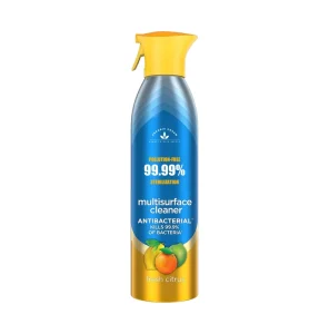 99.9% Antibacterial Multi Surface Cleaner EPA Listed Citrus Essential Oil Formula Safe On Quartz Granite Stainless 9.7oz