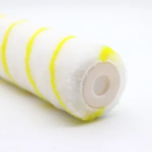 9inch 12mm Short Shedless Lint Free White Woven Polyester Paint Roller Cover Sleeve for Floor Painting