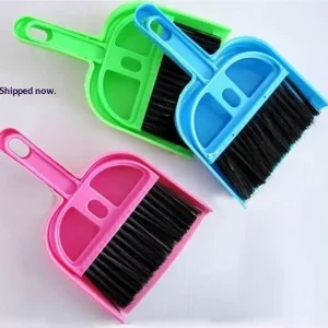 A1506 Mini Desktop and Keyboard Cleaning Brush Set with Dustpan and Small Broom Portable Plastic Material Made in Zhejiang