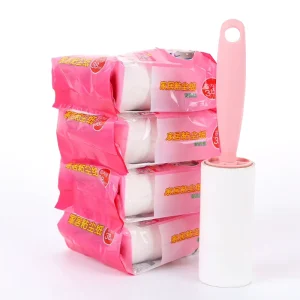 A2536 Household Cleaning Accessories Plastic Pet Hair Dust Removal Sticky Paper Lint Rollers and Clothes Hair Dusting Brush
