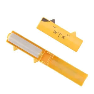 A3519 Portable Folding Washable Reusable Plastic Lint Roller Small Size for Pets Use Sticky Hair Removal