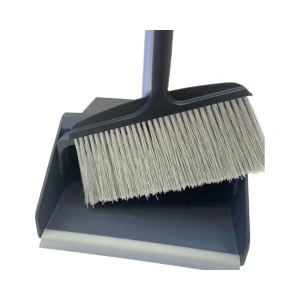 AF01204A Fiber Broom and Dustpan Set with Aluminum Broomstick and PP Dustpan