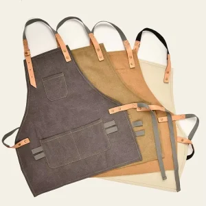 AGH China Warehouse Adjustable Kids Apron Custom Logo Apron Children’s Play Apron With Colored Pocket