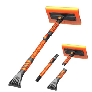 AIDO AD 04850 New EVA Push Board Aluminum Foam Head Snow Removal Tool Detachable Ice Scraper EVA Snow Brush for Car