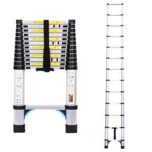 ANSI Modern Foldable Aluminum Ladder Triangular Stabilizer Retractable Collapsible Household Exterior Outdoor Work Tool