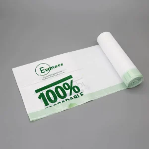ASTM D6400 Certified Compostable Bags for Food Waste PLA PBAT Plant Based Trash Bags