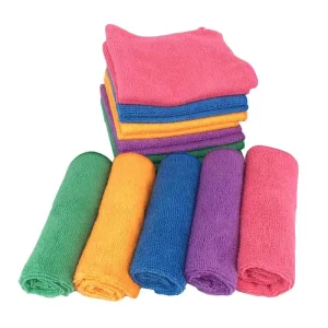 Absorbent Microfiber All-Purpose Cloths 40*40 300GSM Kitchen Wipes Cleaning Floors Glass Car Wash Lint-Free Bulk Cleaning Wipes