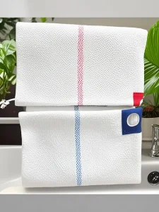 Absorbent Mop Cleaning Cloth White Floor Cloth Made of Cotton with Central Hole
