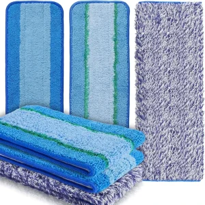 Accessories for Bona Mop Compatible Cleaning Pads Adhesive Dusting Pads Dry Wet Flat Fiber Mop Heads