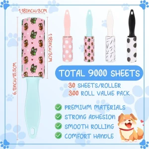 Adhesive Mini Lint Roller Lint Rollers for Pet Travel Mini Lint Rollers