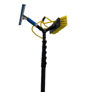 Adjustable 5 22m Window Cleaning Pole Carbon Fiber Water Fed Poles