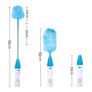 Adjustable Electric Feather Duster Dirt Dust Brush Vacuum Cleaner Blinds Furniture Window Bookshelf Cleaning Tool Brush