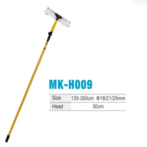 Adjustable Long Handle Wiper Squeegee Telescopic Rod Window Water Scraper Cleaning Squeegee MK H009
