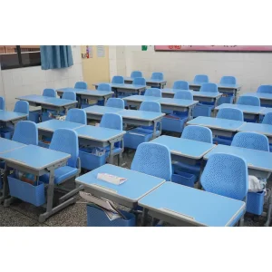 Adjustable Lunch Break Desk and Chair Set for Students