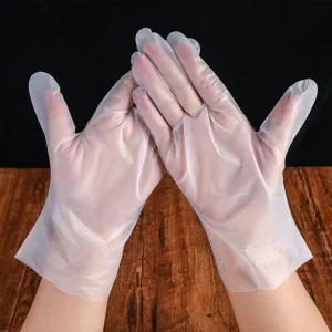 Adult Environmentally Friendly Non Slip Durable Disposable Hand Gloves TPE Household Cleaning Gloves