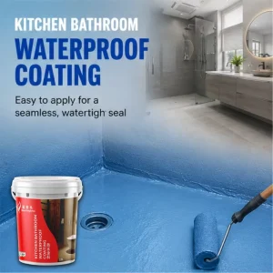 Advanced Self Leveling High Gloss Seamless Polyurethane Waterproof Floor Coating for Kitchen and Bathroom