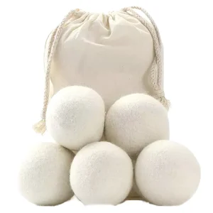 All Natural Organic Wool Dryer Balls Reusable Laundry Softener Discs