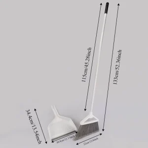 All Purpose Cleaning Bundle Contains Angle Broom Dustpan Set Complete Solution for Daily Sweeping and Spot Cleaning