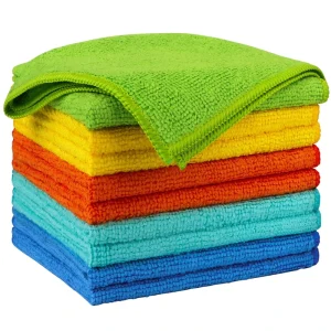All Purpose Microfiber Cleaning Cloths Premium Microfiber Towels for Cars Absorbent Dusting Rags for Kitchen Drying