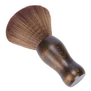 All-Texture Neck Duster Brush Combo Wood Handle Nylon Hair Dust Cleaning Brush for Hair Care Babershop and Hair Salon